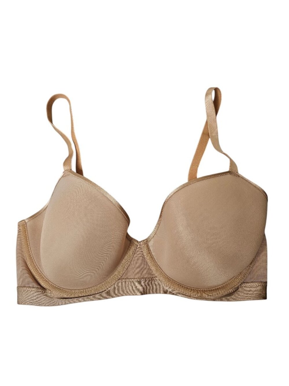 Soma Size 34D Beige Nude Underwire Lightly Lined Memory Foam Bra